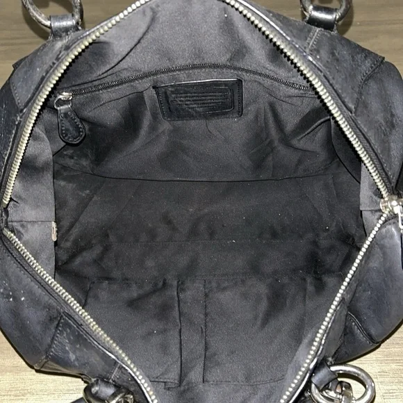 Coach F33806 Black Colette 2-way Satchel Shoulder Handbag - Picture 13 of 14